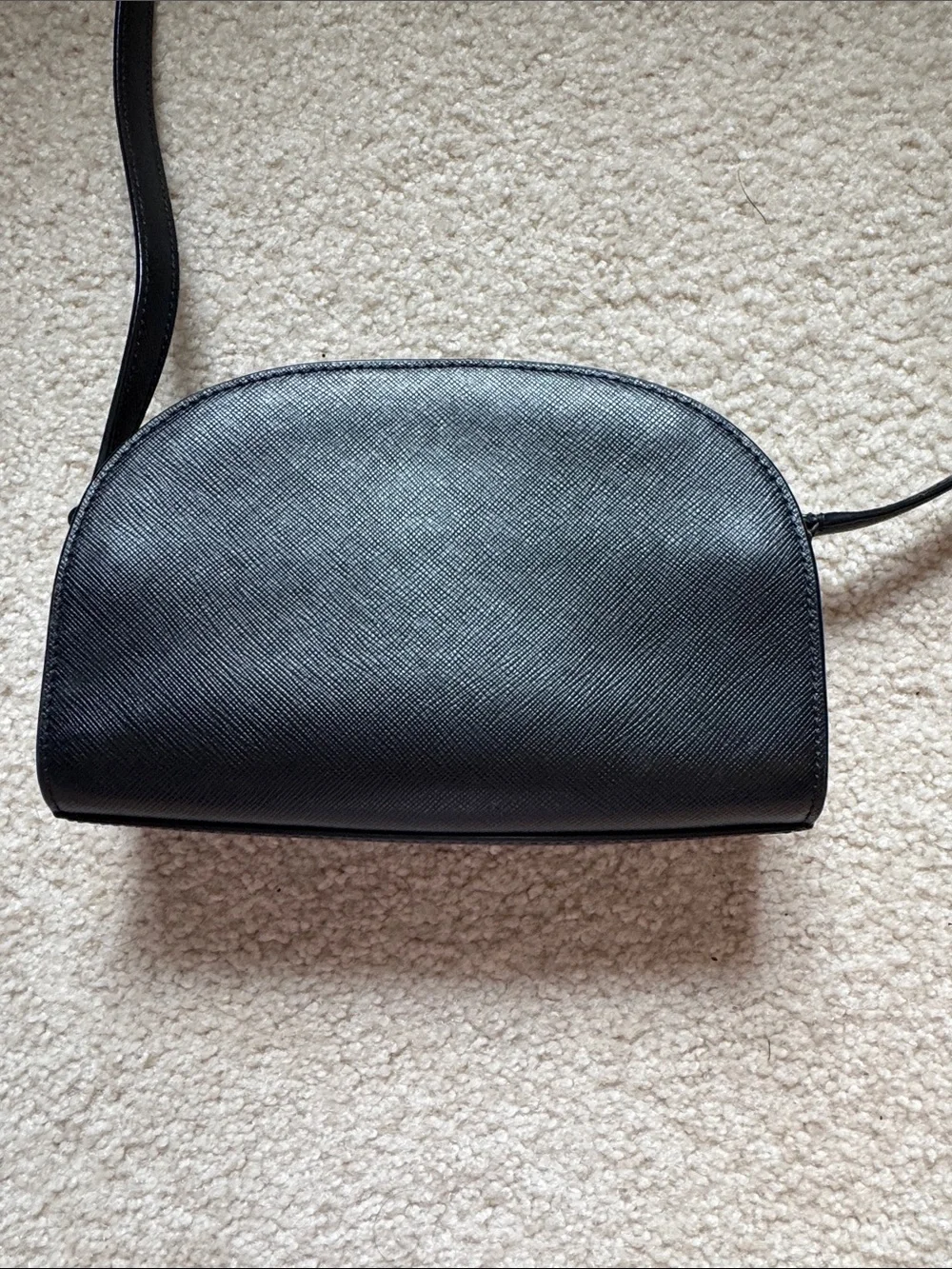 Black Crossbody Shoulder Bag - Classic Everyday Style